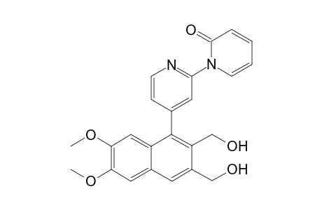 2,3-Bis(hydroxymethyl)-6,7-dimethoxy-1-[2-2(1H)-pyridon-1-yl)-4-pyridyl]naphthalene