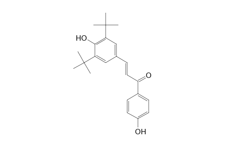 3-(3,5'Ditertbutyl-4-hydroxyphenyl)-1-(4-hydroxyphenyl)-2-propen-1-one