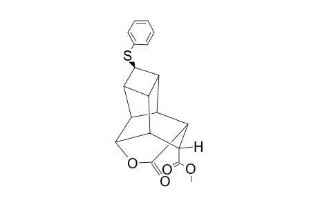 METHYL-(1RS,4SR,12RS)-4-PHENYLTHIO-9-OXAPENTACYCLO-[6.4.0.0(2,5).0(3,7).0(6,11)]-DODECA-10-ONE-12-CARBOXYLATE