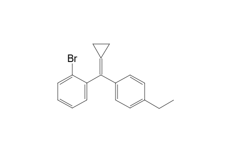 1-Bromo-2-[cyclopropylidene-(4-ethylphenyl)methyl]benzene