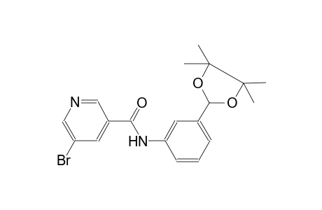 5-bromo-N-[3-(4,4,5,5-tetramethyl-1,3-dioxolan-2-yl)phenyl]nicotinamide