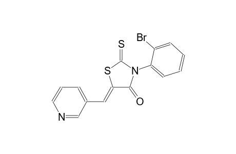 (5Z)-3-(2-bromophenyl)-5-(3-pyridinylmethylene)-2-thioxo-1,3-thiazolidin-4-one