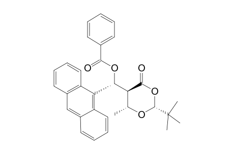 (1'R,2R,5S,6R)-5-[1'-(Anthracen-9"-yl)-1'-(benzoyloxy)methyl]-2-(t-butyl)-6-methyl-1,3-dioxan-4-one