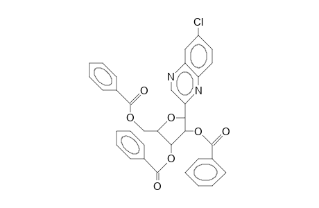 6-Chloro-2-(2,3,5-tri-O-benzoyl-B-D-ribofuranosyl)-quinoxaline