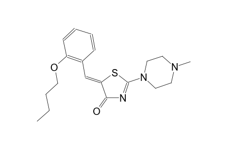 (5Z)-5-(2-butoxybenzylidene)-2-(4-methyl-1-piperazinyl)-1,3-thiazol-4(5H)-one