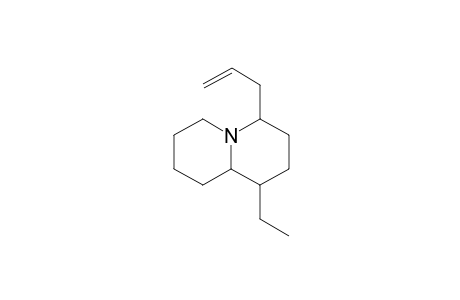 1-Ethyl-4-(2'-propenyl)quinolizidine