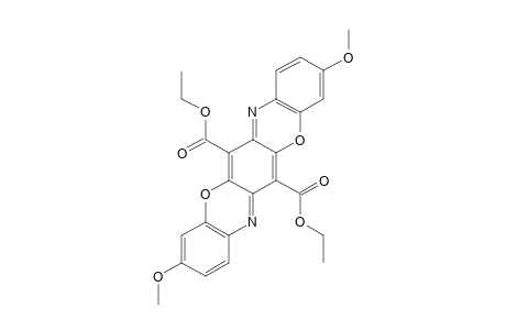 3,10-DIMETHOXY-6,13-TRIPHENODIOXAZINEDICARBOXYLIC ACID, DIETHYL ESTER