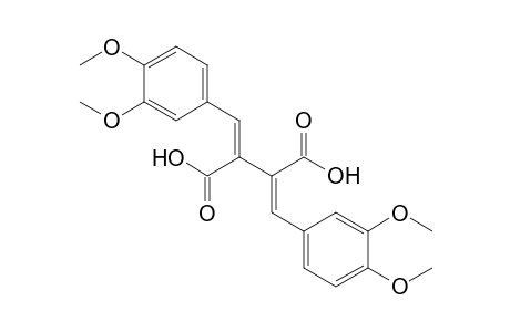 (2Z,3Z)-2,3-bis[(3,4-dimethoxyphenyl)methylene]butanedioic acid