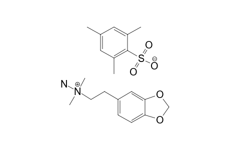1-[2-(1,3-BENZODIOXOL-5-YL)-ETHYL]-1,1-DIMETHYLHYDRAZINIUM-2,4,6-TRIMETHYLBENZENESULFONATE