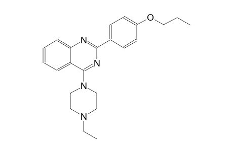 4-[4-(4-ethyl-1-piperazinyl)-2-quinazolinyl]phenyl propyl ether