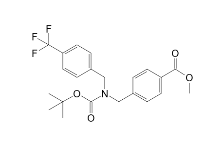 N-(tert-Butoxycarbonyl)-N-(4-trifluoromethylbenzyl)-4-carboxymethoxybenzylamine