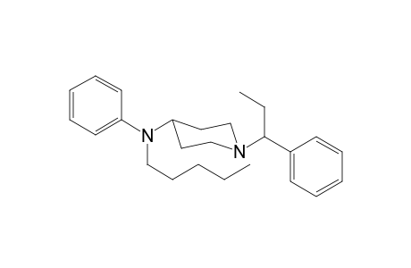 N-Pentyl-N-phenyl-1-(1-phenylpropan-1-yl)piperidin-4-amine