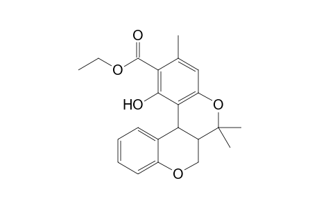 1-Hydroxy-3,6,6-trimethyl-6a,12b-dihydro-6H,7H-5,8-dioxabenzo[c]phenanthrene-2-carboxylic acid ethyl ester
