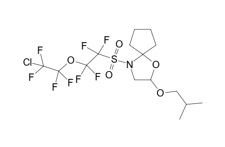 5-Isobutoxy-4-[2-(2-chloro-1,1,2,2-tetrafluoroethoxy)-1,1,2,2-tetrafluoroethanesulfonyl]-1-oxa-4-azaspiro[4.4]nonane