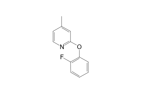 2-(2-Fluorophenoxy)-4-methylpyridine