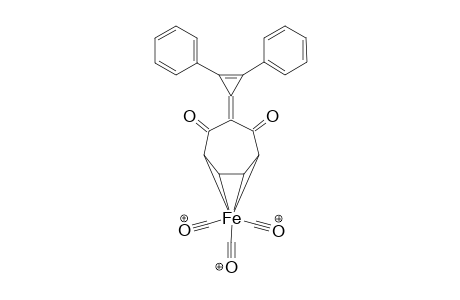 Tricarbonyl-[7,8-diphenylheptatriafulvene-1,6-quinone]-iron