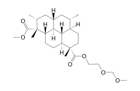 (+/-)-7-(2'-METHOXYMETHOXYETHYL)-20-METHYL-ISOCYCLOAMPHILECTANE-7,20-DICARBOXYLATE
