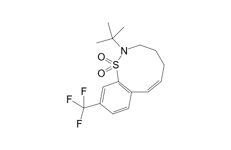 (Z)-2-(tert-Butyl)-10-(trifluoromethyl)-2,3,4,5-tetrahydrobenzo[h][1,2]thiazonine 1,1-dioxide