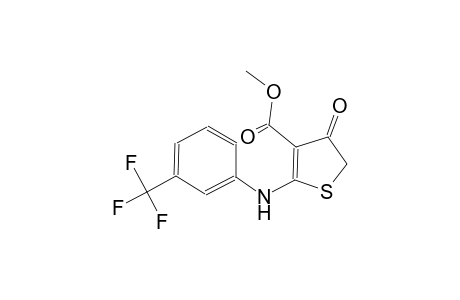methyl 4-oxo-2-[3-(trifluoromethyl)anilino]-4,5-dihydro-3-thiophenecarboxylate