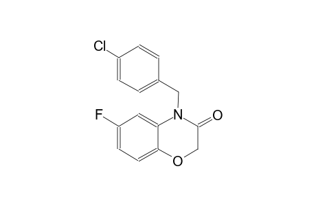 4-(4-chlorobenzyl)-6-fluoro-2H-1,4-benzoxazin-3(4H)-one