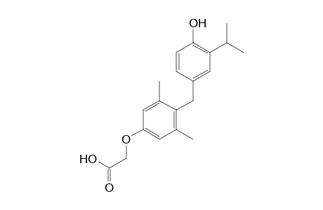 2-(4-(4-Hydroxy-3-isopropylbenzyl)-3,5-dimethylphenoxy)acetic acid