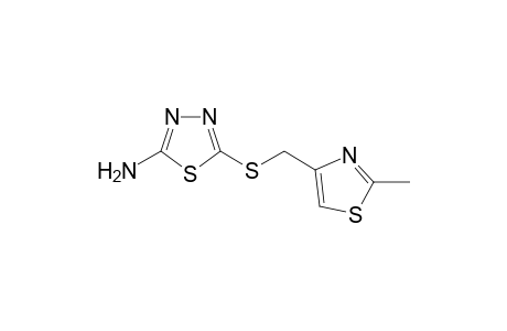 5-{[(2-methyl-1,3-thiazol-4-yl)methyl]sulfanyl}-1,3,4-thiadiazol-2-amine