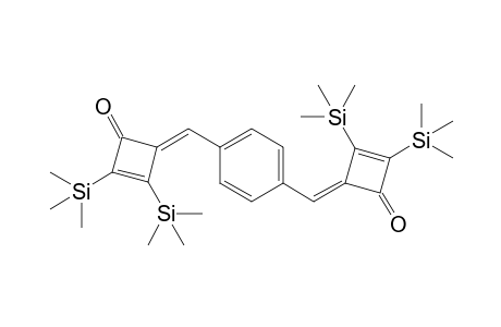 1,4-Bis[[2',3'-bis(trimethylsilyl)-4'-oxo-2'-cyclobuten-1'-ylidene]methyl]benzene