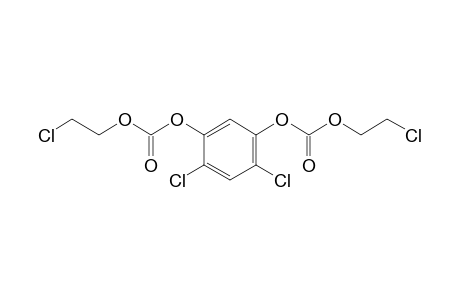 carbonic acid, 2-chloroethyl ester, diester with 4,6-dichlororesorcinol