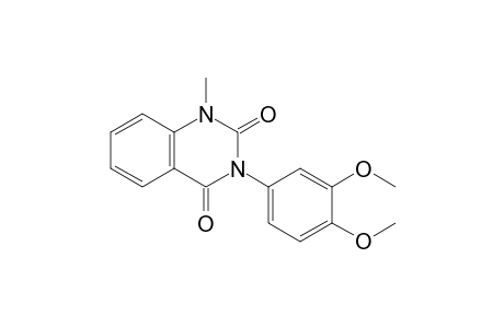 3-(3',4'-Dimethoxyphenyl)-1-methylquinazoline-2,4-dione