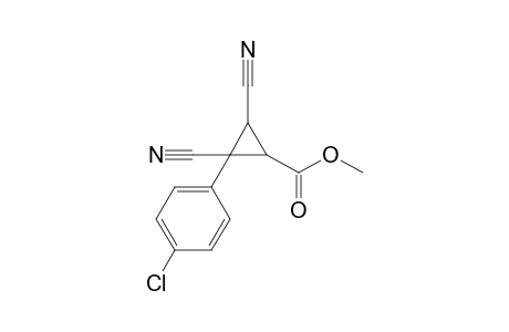 1-(Methoxycarbonyl)-2-(p-chlorophenyl)-2,3-dicyanocyclopropane