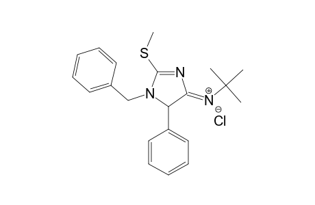1-BENZYL-4-(TERT.-BUTYL-IMINO)-2-(METHYLTHIO)-5-PHENYL-2-IMIDAZOLINE-HYDROCHLORIDE