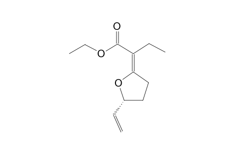 2-(1-Ethoxycarbonylpropylidene)-5-vinyltetrahydrofuran