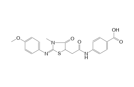 benzoic acid, 4-[[[(2E)-2-[(4-methoxyphenyl)imino]-3-methyl-4-oxothiazolidinyl]acetyl]amino]-