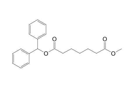 Pimelic acid, diphenylmethyl methyl ester