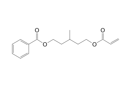 5-(Benzoyloxy)-3-methylpentyl acrylate