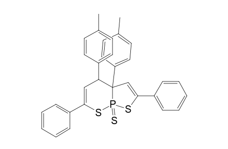 [1,2]Thiaphospholo[2,3-b][1,2]thiaphosphorin, 3a,4-dihydro-3a,4-bis(4-methylphenyl)-2,6-diphenyl-, 8-sulfide
