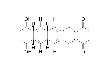 trans-(1.alpha.,2.beta.,7.beta.,8.alpha.,9.beta.,10.alpha.,13.alpha.,14.beta.)-17,18-bis(acetoxymethyl)-3,6-dihydroxypentacyclo[6.6.2.2(10,13).0(2,7).0(9,14)]octadeca-4,11,15-triene