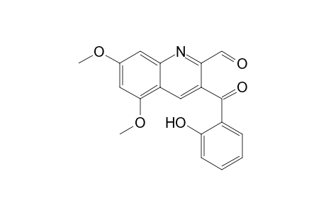 2-Formyl-3-salicyloyl-5,7-dimethoxy-quinoline