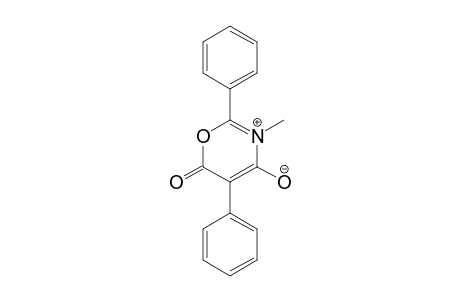 6H-1,3-Oxazinium, 4-hydroxy-3-methyl-6-oxo-2,5-diphenyl-, hydroxide, inner salt