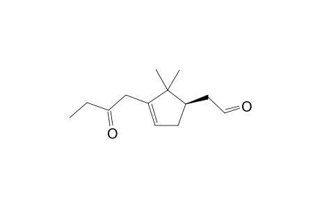 [(R)-2,2-Dimethyl-3-(2-oxo-butyl)-cyclopent-3-enyl]-acetaldehyde