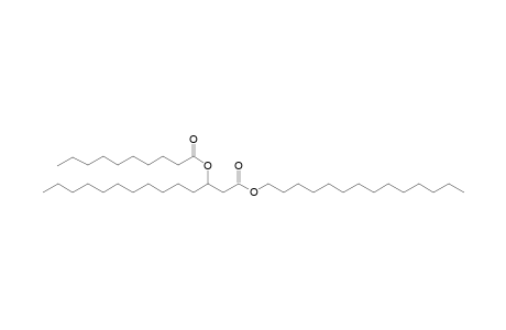 Tetradecyl 3-[(decanoyl)oxy)]-tetradecanoate