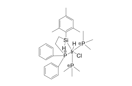 Iridium-{[.eta(2).-Mesitylsilanyl-(ethenyl)diphenylphosphane]-bis(trimethylphosphane)}-chloride