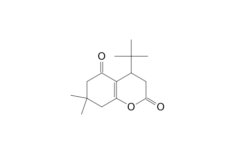 2H-1-Benzopyran-2,5(3H)-dione, 4-(1,1-dimethylethyl)-4,6,7,8-tetrahydro-7,7-dimethyl-