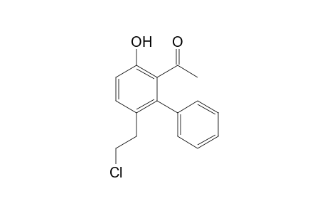 1-[6-(2-Chloroethyl)-3-hydroxy-biphenyl-2-yl]-ethanone