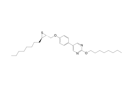 2-Octoxy-5-[4-[[(2R,3R)-3-octyl-2-thiiranyl]methoxy]phenyl]pyrimidine