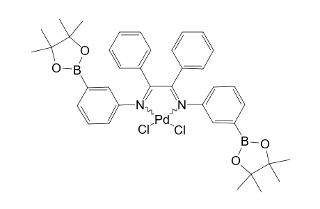 [1,4-BIS-[3-(4,4,5,5-TETRAMETHYL-1,3,2-DIOXABOROLAN-2-YL)-PHENYL]-2,3-DIPHENYL-1,4-DIAZA-1,3-BUTADIENE]-DICHLOROPALLADIUM-(II)