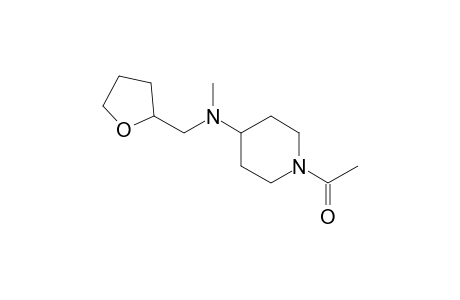 N-Methyl-N-(tetrahydro-2-furanylmethyl)-4-piperidinamine, N'-acetyl-