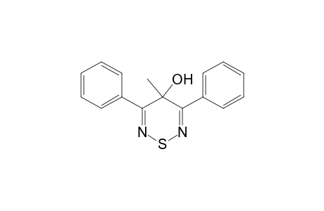 4-Methyl-3,5-diphenyl-4H-1,2,6-thiadiazin-4-ol