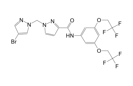 N-[3,5-bis(2,2,2-trifluoroethoxy)phenyl]-1-[(4-bromo-1H-pyrazol-1-yl)methyl]-1H-pyrazole-3-carboxamide