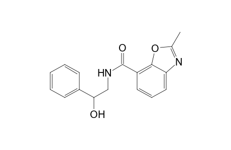 Benzooxazole-7-carboxylic acid, 2-methyl-, (2-hydroxy-2-phenylethyl)amide